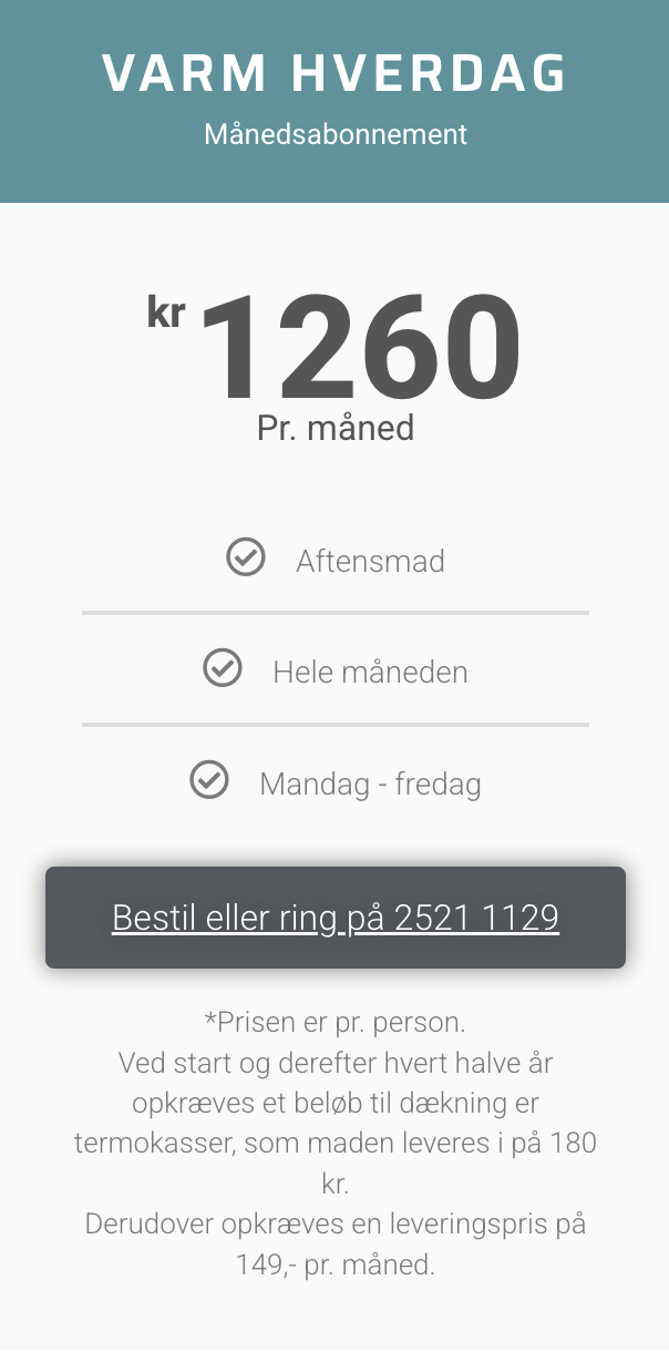 Varm hverdag, 5 dage